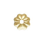 14K Gold Filled 4mm Flower Bead Caps(1mm Hole)/30pc
