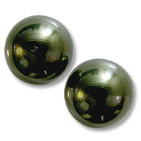 Swarovski Crystal Pearl Round 14mm-Dark Green-814/4pc