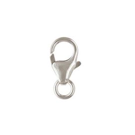 925 Silver-Extra Small Trigger Clasp W/Ring/4x7mm/5pc
