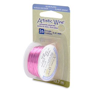 Artistic Wire-26ga Rose/Shiny/15yards