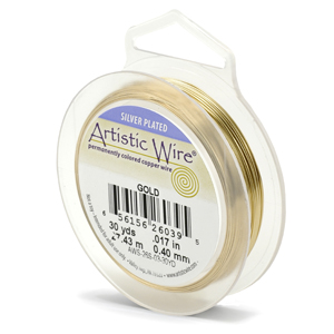 Artistic Wire-18ga Gold/Shiny/20ft - Click Image to Close