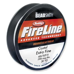 Fireline-4 lb/0.005"/50 Yard Spool-CRYSTAL