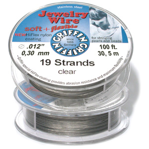 Griffin Jewelry Wire-19 Strand/0.012"-100ft Roll