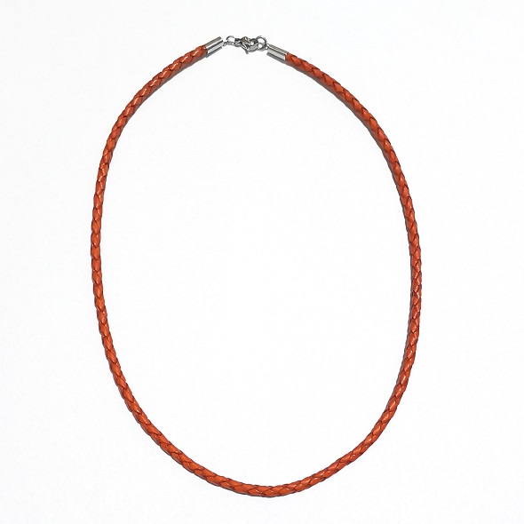 3mm Bolo Brown Leather Necklace With Satinless Steel Clasp