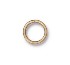 Brass jump Ring 18ga 8mm-ID/Bright Gold/10pc