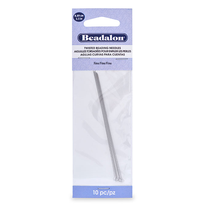 Beadalon Flex Steel Twisted Needle Wire/Fine/10pc