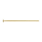 14K Gold Filled Head Pins/24Ga(0.5mm)/19mm(0.74 inches)/40pc