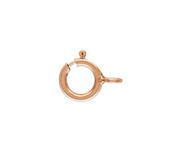 14K Rose Gold Filled 5.5mm Open Bolt Ring/10pc