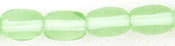 Czech Pressed Glass-6x4mm Rice Beads/Peridot/100pc