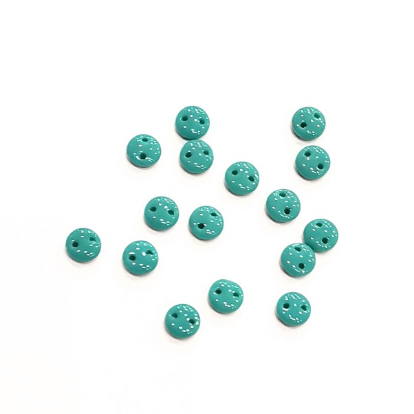 CzechMates Triangle 2-Hole Bead/6mm/9.6gm(100pc+-)/Turquoise