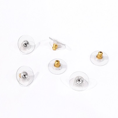 Plastic Stabilize Clutch/Gold-Plated/6pc