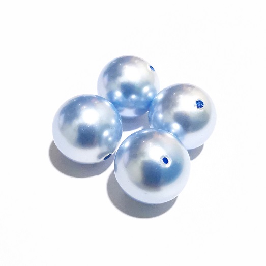 Swarovski Crystal Pearl Round 14mm-Light Blue-302/4pc