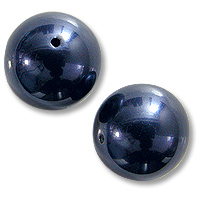 Swarovski Crystal Pearl Round 14mm-Night Blue-818/4pc