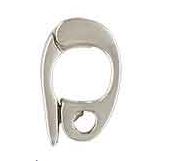 925 Silver-Pearl Enhancer With Hole-Small 7x9mm/2pc