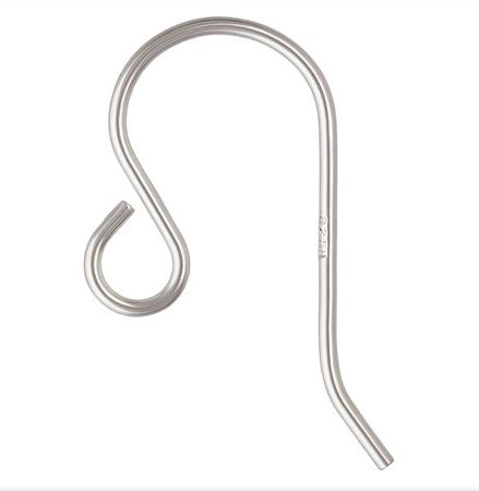 925 Silver-French Ear Wire 0.81mm/5 Pairs