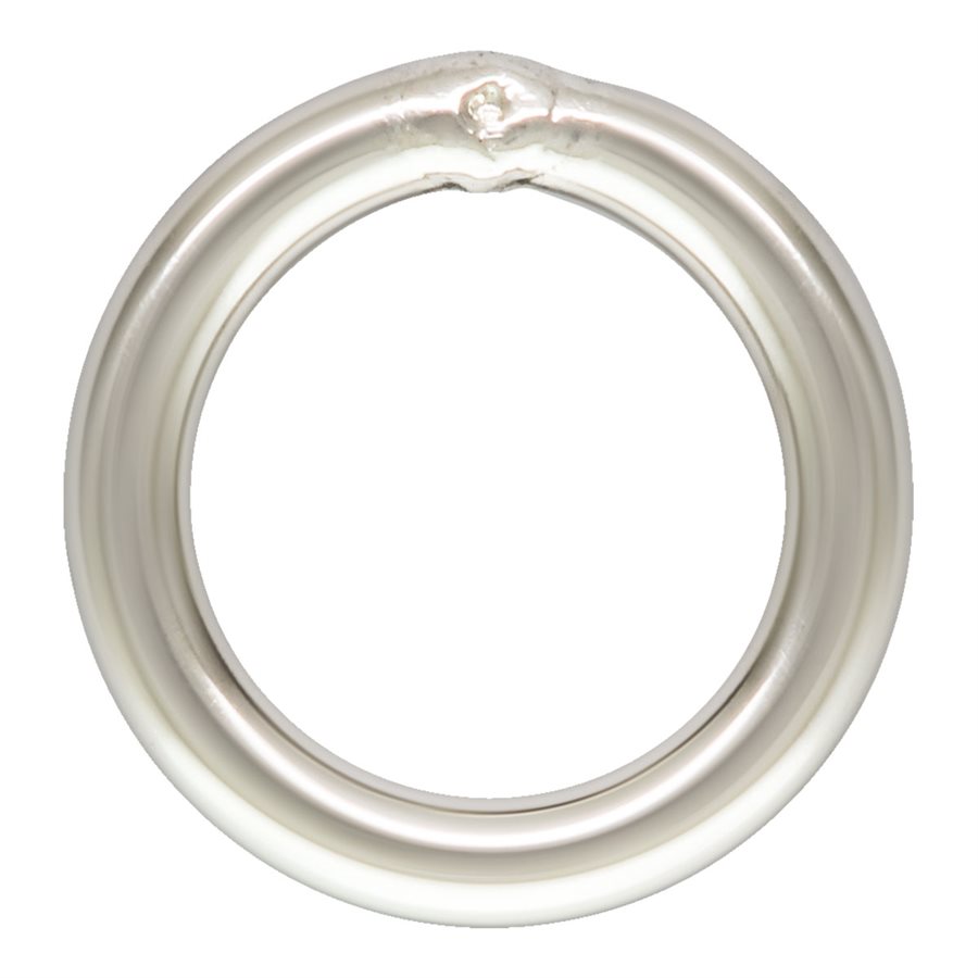 925 Silver Closed Rings-22ga(0.64mm)/4.0mm/25pc