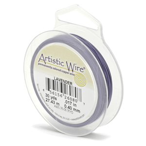 Artistic Wire-24ga Lavender/20yards