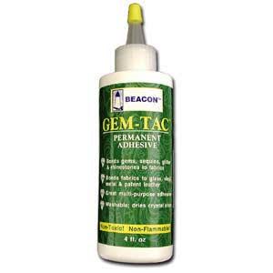 Beacon Gem-Tac Permanent Glue 4floz/118ml