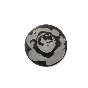 Handmade Acrylic Button 50mm Rose Button/1pc