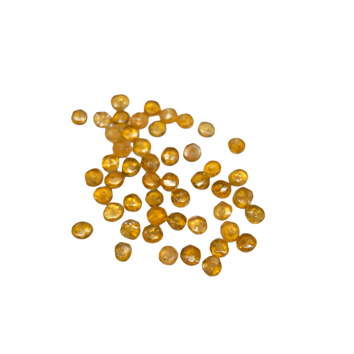 Yellow Tourmaline Faceted Rondell 2x3mm-2x4mm/2gm/48pc+-