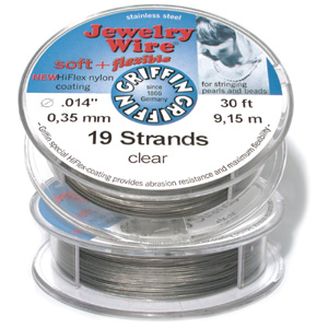 Griffin Jewelry Wire-19 Strand/0.014"-30ft Roll