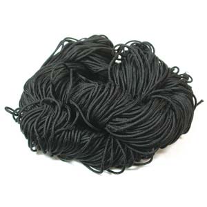 Chinese Knotting Cord/4mm/Black/1-Meter