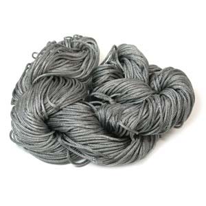 Chinese Knotting Cord/1.2mm/Grey/3-Meter