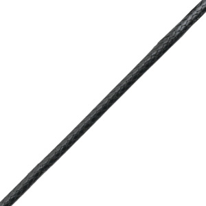 Korea Waxed Cotton Cord 0.8mm/Black/1 meter