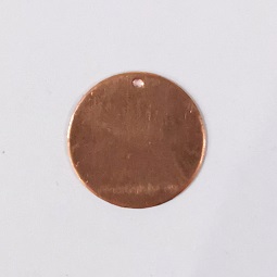 Natural Copper Blank 25mm Round Tag/24ga/4pc Natural Copper Blank 25mm Round Tag/24ga/4pc