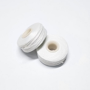 Nylon Thread Small Bobbin Heavy/White/50mx2pc(OFFER)