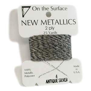Metallic Thread/22.6meters-ANTIQUE SILVER