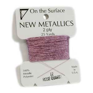 Metallic Thread/22.6meters-ROSE QUARTZ