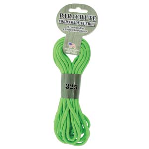 325 Paracord/16ft/4.8 Meter/Neon Green - $4.50 : Beads.Etc