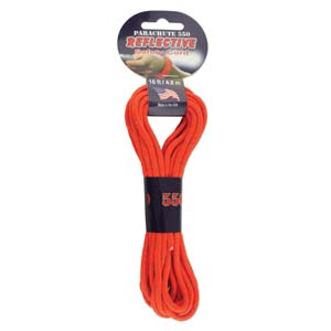 550 Paracord/16ft/4.8 Meter/Safety-Guard:-Reflective-Orange