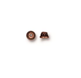 TierraCast® Pewter Beaded Cap/4mm/Copper//20pc