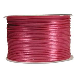 USA Rattail - Satin Cord 1mm/Shocking Pink/3-Meter
