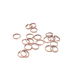 Metal Split Ring/Copper/5mm/50pc