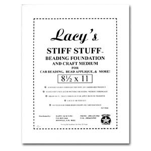 Lacey's Stiff Stuff White 8.5"x11"