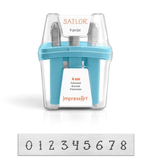 ImpressArt-SAILOR Premium Number Punch 4mm
