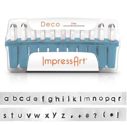 ImpressArt-Deco Lower Case 1.5mm