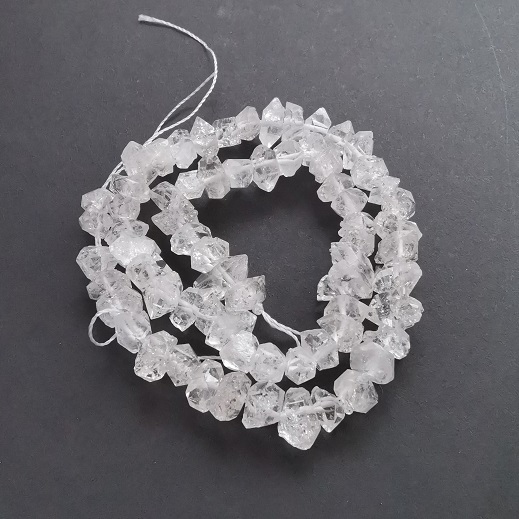 Parkimer Diamond Small Nuggets Strand(Clear) Approx.16"40cm+-