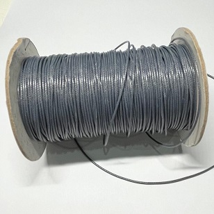 Korea Waxed Cotton Cord 1mm/Bluish-Grey/1 meter