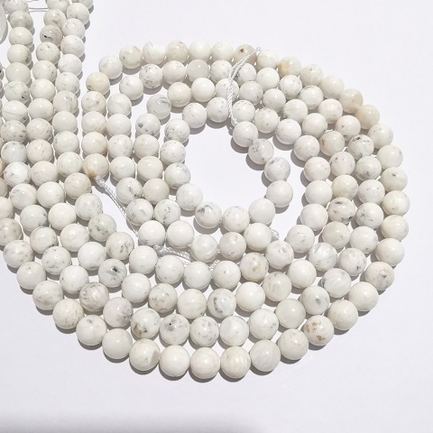 Ziolite 8mm Round/40cm Strand/49pc